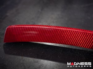 Alfa Romeo Stelvio Front V Shield Grill Frame - Carbon Fiber - Italian Theme - Feroce Carbon